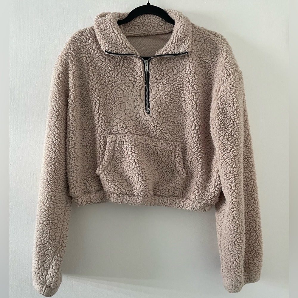 Cropped Teddy Jacket